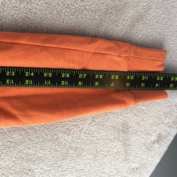 Columbia Womens Sweatshirt Medium Orange Long Sleeve Crew Neck Pullover Casual - Picture 6 of 14